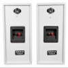 Pair Rockville RockShelf 68W White 6.5" Home Bookshelf Speakers W/Kevlar Woofers view 3