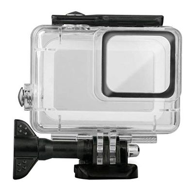 Acrylic 45m Underwater Waterproof Case Cover Housing for Gopro Hero 7 White Silver Action Camera
