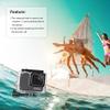 Acrylic 45m Underwater Waterproof Case Cover Housing for Gopro Hero 7 White Silver Action Camera view 2