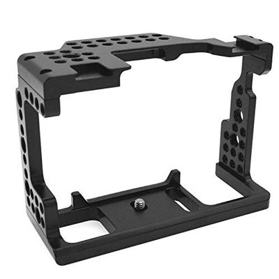 Aluminum Camera Cage with Standard Cold Shoe for Sony A7II /A7III /A7RII /A7RIII Camera to Quick Release Extension Kit