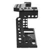 Aluminum Camera Cage with Standard Cold Shoe for Sony A7II /A7III /A7RII /A7RIII Camera to Quick Release Extension Kit view 4