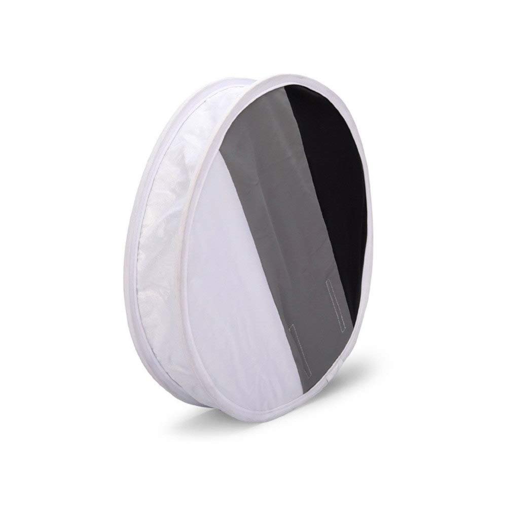 31cm Round Flash Diffuser Soften Light Softbox 18% Gray/White/Black Card Board White Balance Softbox Photo Studio Accessories