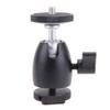 360 Mini 1/4" Hot Shoe Adapter Cradle Ball Head Holder Bracket Aluminum Alloy Mini Ballhead with Lock 70 * 50 * 35mm L3FE view 1