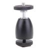 360 Mini 1/4" Hot Shoe Adapter Cradle Ball Head Holder Bracket Aluminum Alloy Mini Ballhead with Lock 70 * 50 * 35mm L3FE view 4