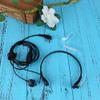 2pcs/Set PTT 2Pin Throat Mic Covert Acoustic Tube Earpiece Headset for Baofeng 5R for Kenwood KPG/Kenwood TH view 3