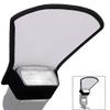 1pcs 2-in-1 Silver/White Camera Flash Diffuser Softbox Photo Flash Light Reflector for Canon Cameras Size 11 * 18 * 20cm view 3