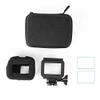 5pcs Anti-Shock Portable Storage Bag Protective Frame Soundproof Cotton Tempered Glass Film for GoPro Action Camera view 1