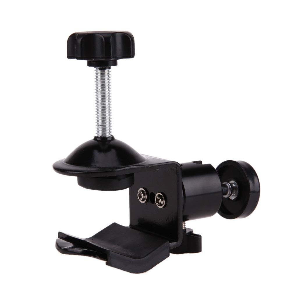 1/4' Screw Clamp Clip Ball Head Holder Stand Ball Head Mount for Digital Camera Speedlite Flash on Table