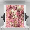 10x10ft Pink Rose Floral Wedding Backdrop Bridal Shower Background Birthday Party Decoration Photo Booth Props D-8059 view 2