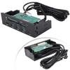 5.25inches Multifunction Internal Card Reader Dashboard - PC Front Panel USB 3.0 Card Reader Internal with 3 USB 3.0 Ports, Supports M2, MSO, SD, MS, XD, 64G CF Card view 3