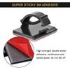 Cable Clips Adhesive Cord Organizer, Management 3M Cable Ties Wire Clips Organizer Cable Clamp Holders for Desk Car Tables PC Laptop TV Home Office Walls (0.75"x0.6", 30pcs, Black) view 3