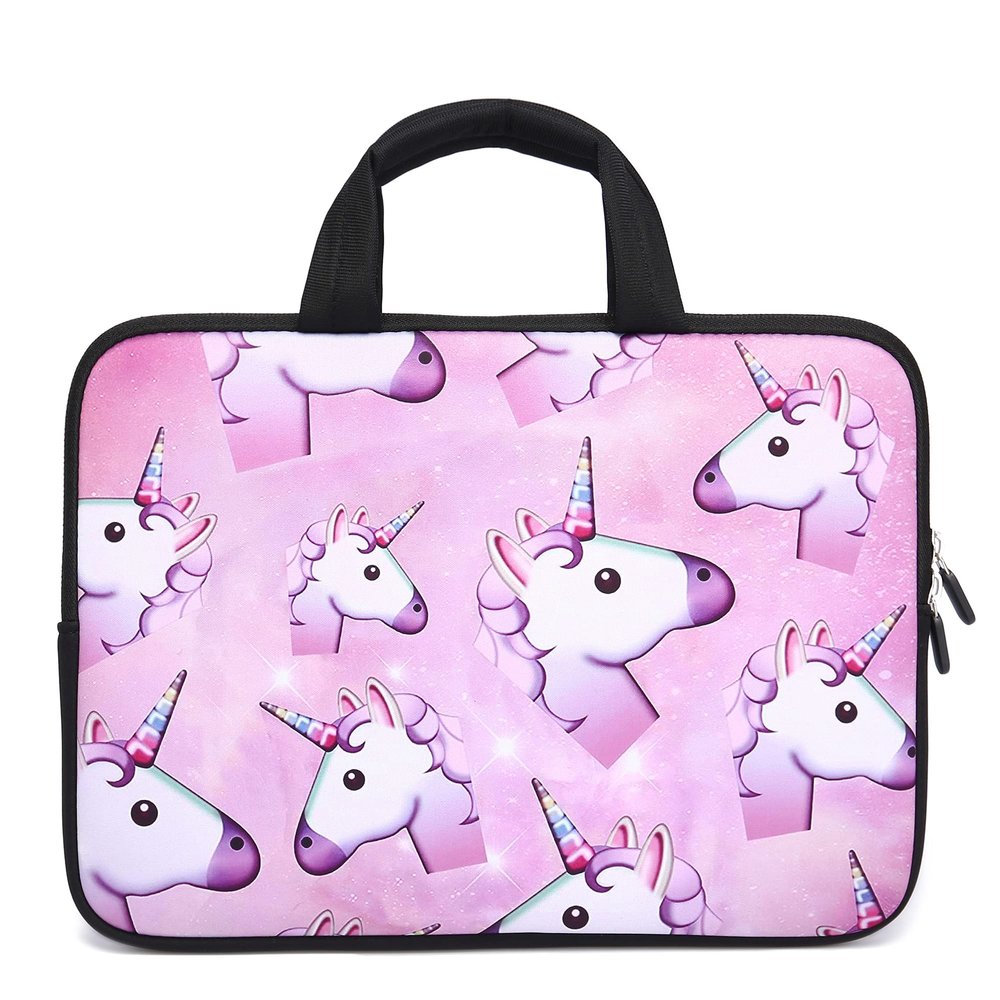 11" 11.6" 12" 12.1" 12.5" inch Laptop Carrying Bag Chromebook Case Notebook Ultrabook Bag Tablet Cover Neoprene Fit Samsung Google Acer HP DELL Lenovo Asus (11 11.6 12.1 12.2 inch, Unicorns)