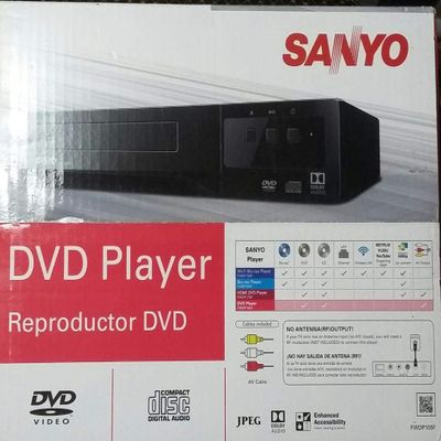 Sanyo DVD Player, Reproductor DVD, FWDP105F