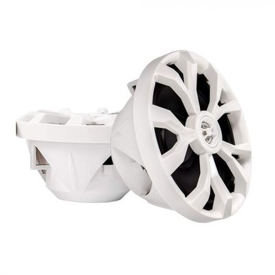 BELVA BBMS8W 500W Peak (250W RMS) 8" 2-Way White Coaxial Marine Speakers for Boats/ATV/UTV/SxS/Powersport (Pair)