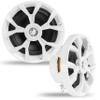 BELVA BBMS65W 400W Peak (200W RMS) 6.5" 2-Way White Coaxial Marine Speakers for Boats/ATV/UTV/SxS/Powersport view 1