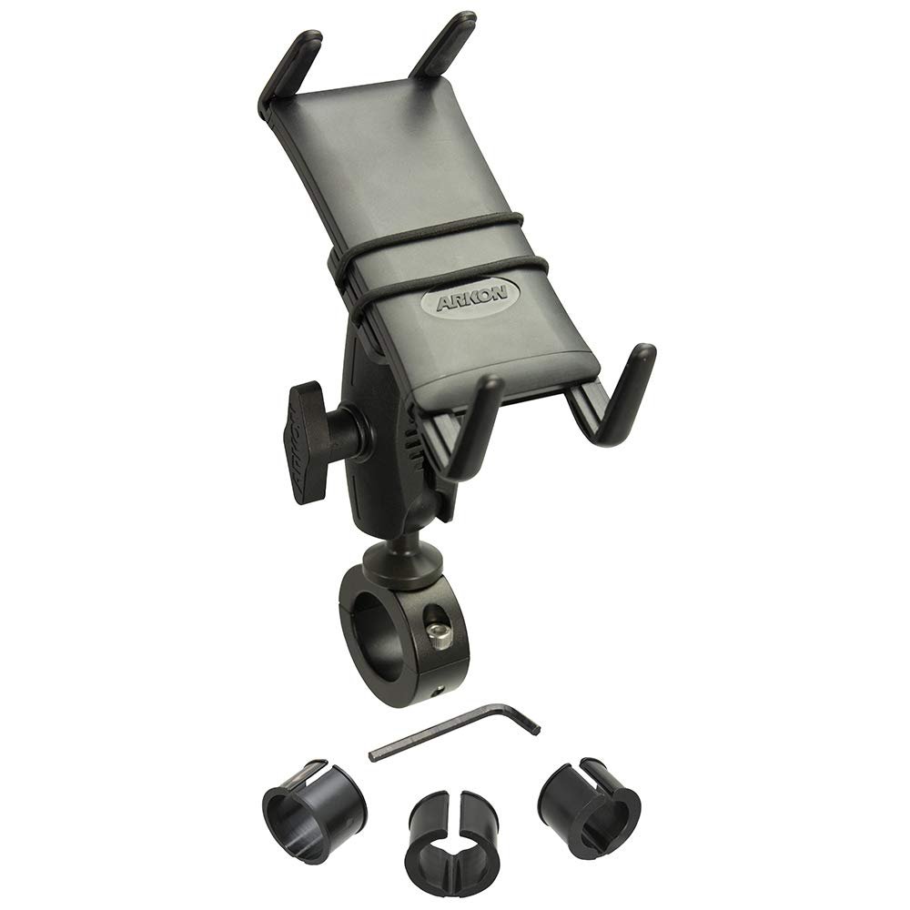 ARKON Mounts Slim Grip Ultra 25mm Robust Motorcycle Handlebar Mount for Phones and Midsize Tablets