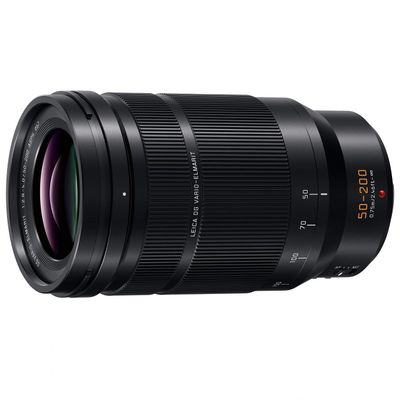 PANASONIC LUMIX Professional 50-200mm Camera Lens, G Leica DG Vario-ELMARIT, F2.8-4.0 ASPH, Dual I.S. 2.0 with Power O.I.S, Mirrorless Micro Four Thirds, H-ES50200 (Black) (Renewed)