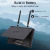 5.8Ghz FPV Receiver Monitor 7 Inch, Dual Diversity Receiver with 40 Channels Auto-Scan, 800x480 Resolution 600cd/m Brightness LCD Screen for FPV Drone Racing and Outdoor Monitoring view 2