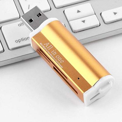 All in one USB 2.0 Multi Memory Card Reader for Micro SD/TF M2 MMC SDHC MS Memory Stick Hot Worldwide