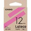 Casio XB-12PK Label Writer Lateco Refill Tape, Pink with Black Letters, 0.5 inches (12 mm) view 1