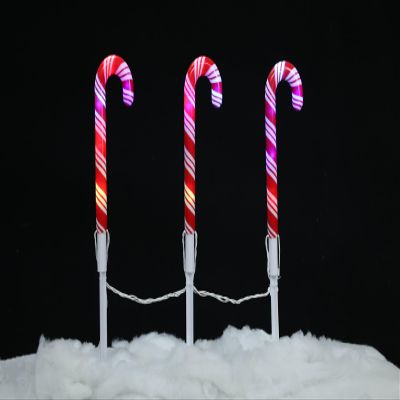Brite Star Pathmarkers (Candy Cane, 3 Ct)