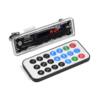 MP3 WMA Decoder Board Audio Bluetooth 4.2 Module 12V, USB SD Card FM Wireless Audio Receiver for Car Home Speaker Amplifier