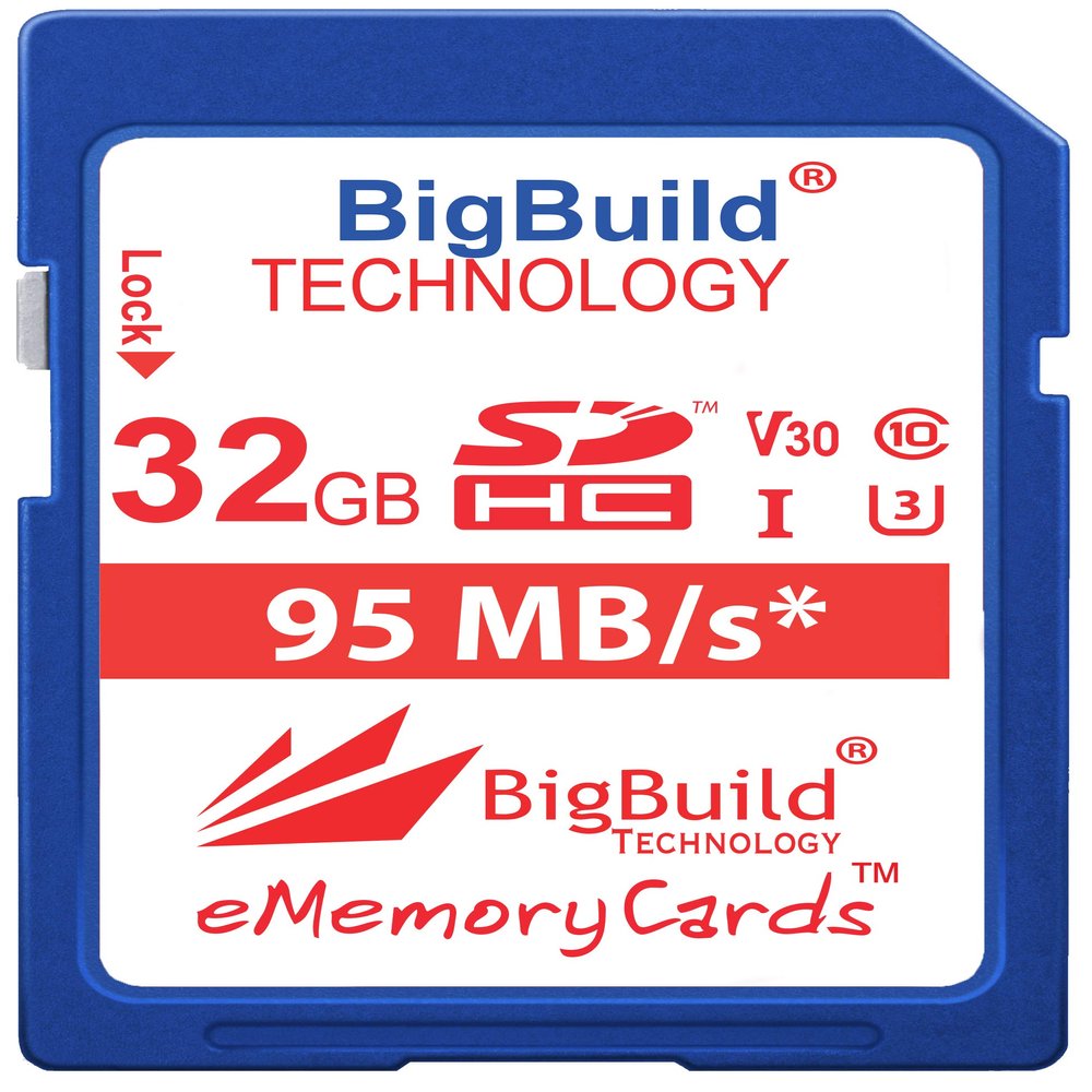 BigBuild Technology 32GB UHS-I U3 95MB/s Memory Card for Kodak PIXPRO AZ and FZ Series Including AZ252/421/422/527/651/652/901, FZ43/53/201 Camera