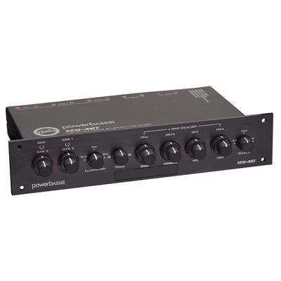 PowerBass XEQ-4BT - 4 Band Bluetooth Multi-Zone PreAmplifier/Eq