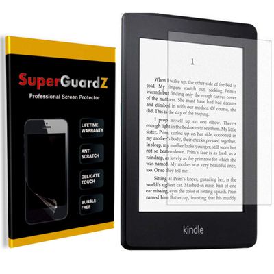 [3-Pack] for Amazon Kindle Paperwhite (10th Gen, 2018) Screen Protector - SuperGuardZ, Ultra Clear, Anti-Scratch, Anti-Bubble [Lifetime Replacement]