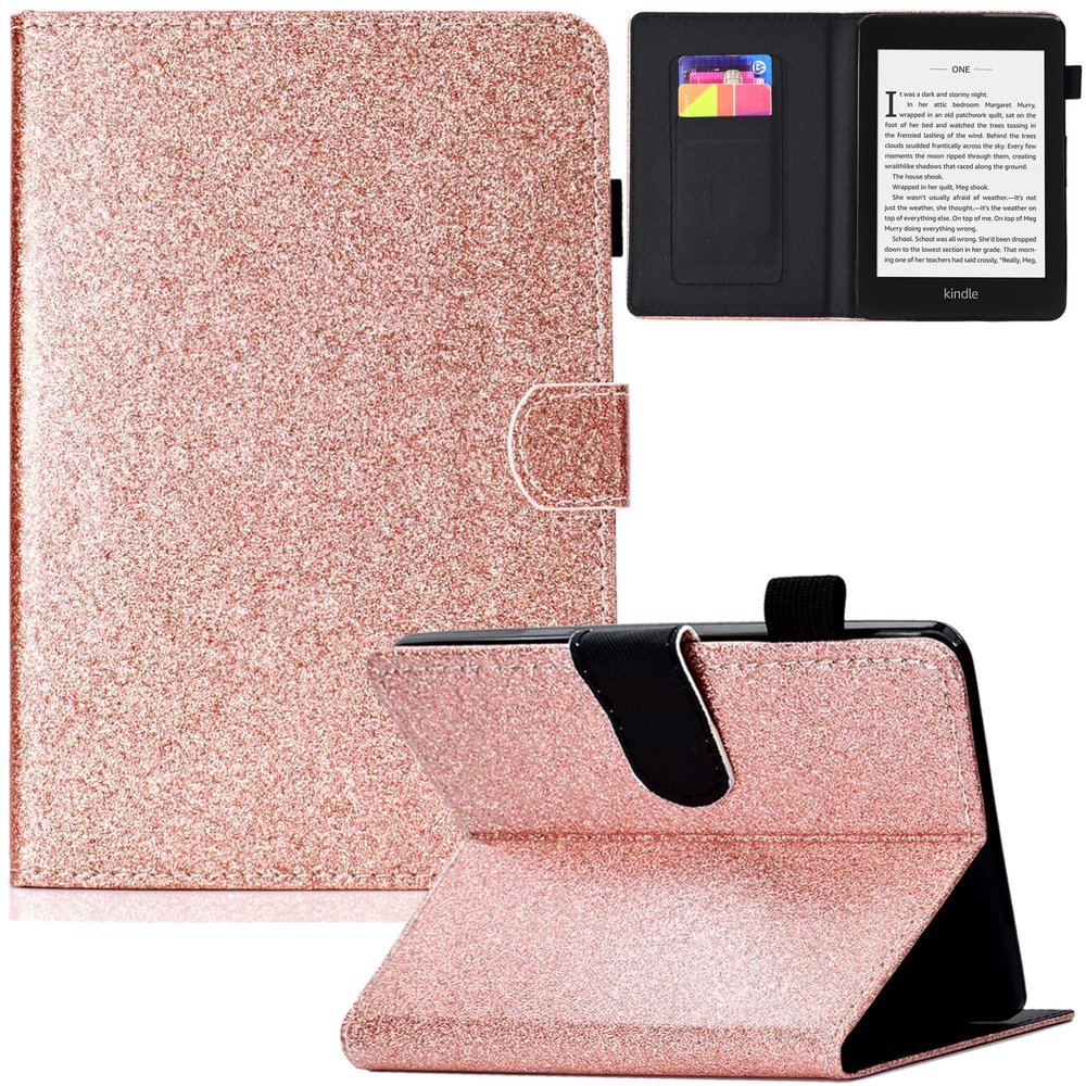 Artyond Case for Kindle Paperwhite 2018, Slim Protective PU Leather Folio Cover with Auto Sleep/Wake Smart Case for Kindle Paperwhite 10th Generation 2018 Released Model: PQ94WIF, Rosegold
