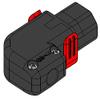 IEC Lock+ Rewireable (Left/Right Angle). The World's First Locking rewireable IEC320-C13 Connector. No More accidential unplugging or disconnections. Webber PA130100RBK view 4