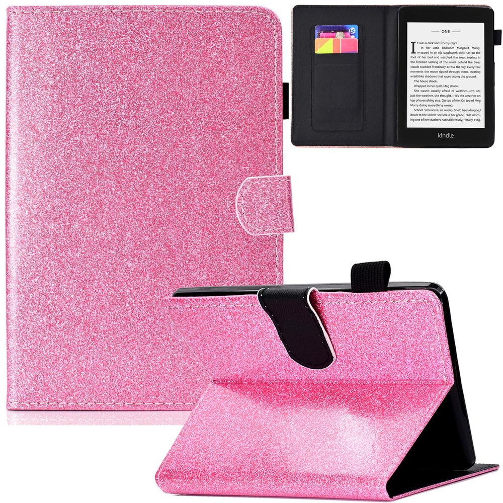 Artyond Case for Kindle Paperwhite 2018, Slim Protective PU Leather Folio Cover with Auto Sleep/Wake Smart Case for Kindle Paperwhite 10th Generation 2018 Released Model: PQ94WIF, Pink