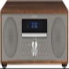 Crosley CR3501A-WA Fleetwood Bluetooth FM Clock Radio and CD Player, Walnut view 1