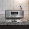 Crosley CR3501A-WA Fleetwood Bluetooth FM Clock Radio and CD Player, Walnut view 3