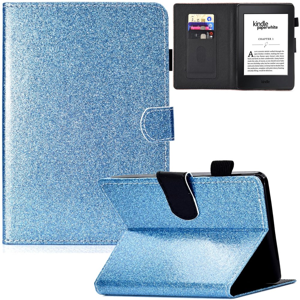 Artyond Case for Kindle Paperwhite, Slim Lightweight PU Leather Card Slots with Auto Sleep/Wake Case for Amazon Kindle Paperwhite 123 (Fits All 2012, 2013, 2015 and 2016 Versions), Blue