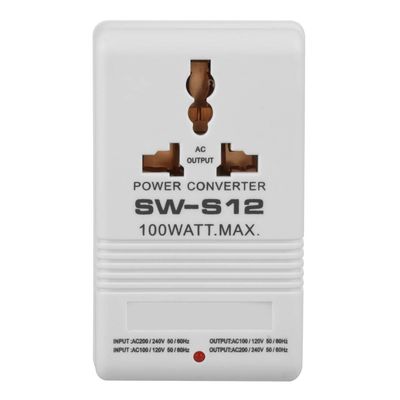 100W Power Converter AC110V/120V to 220V/240V Step-Up&Down Voltage Converter Travel Adapter Transformer
