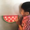 3D Fruit Light Wood DIY Watermelon Shape Children Home Decor Light view 2