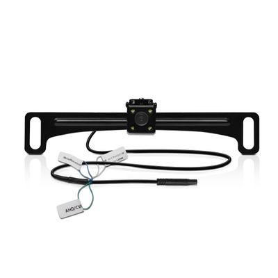 BOSS Audio Systems LPCB40 Reverse Rearview License Plate Backup Car Camera - 170 Wide Angle Rear View, Weatherproof Back Up Cam