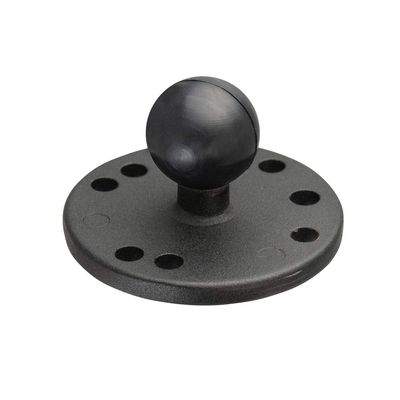 Arkon Circular Metal 25mm (1 inch) Ball to 4 Hole AMPS Adapter for Arkon Robust Mount Series Retail Black