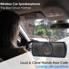 Bluetooth Visor Clip Car Speaker,TIANSHILI Wireless Handsfree Speakerphones, Stereo Sound Enhanced Bass/Built-in Mic/TF Card Player/Google Assistant Voice Command Portable Speakers view 4