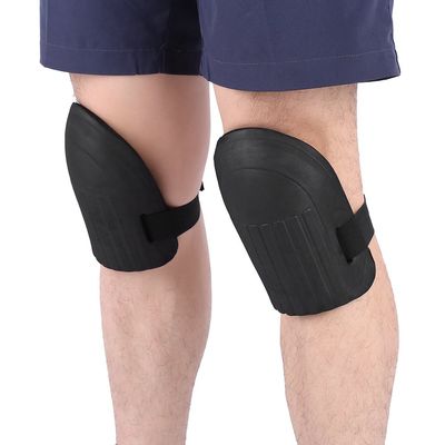 Knee Pads 1 Pair, EVA Ergonomic Knee Protection with Non-Slip Ribbed Shell and Adjustable Strap for Gardening Flooring Installation Construction and Cleaning