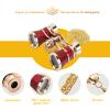AiScrofa Opera Glasses Binoculars 3X25,Mini Binocular Compact Lightweight,with Chain for Adults Kids Women in Musical Concert (Red with Chain) view 2