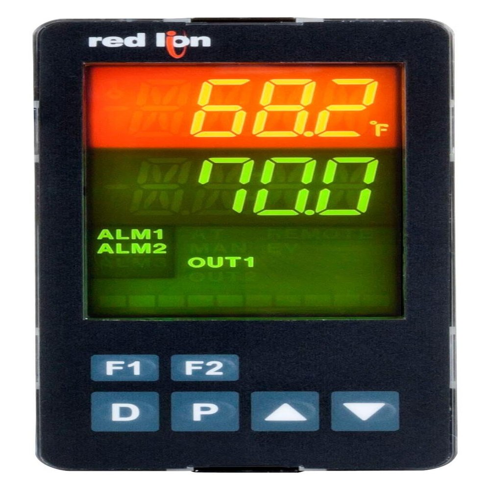 Red Lion Controls/N-Tron PXU21CC0 PID Controller 1/8 DIN SS Output DC Power RS-485 2nd Relay Output Re-Transmission Output User Input