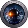 12" Port Scape Astronaut Selfie #3 Porthole 3D Window Wall Decal Removable Wall Sticker Space Ship Window Instant View Boys Bedroom Decor view 1