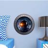 12" Port Scape Astronaut Selfie #3 Porthole 3D Window Wall Decal Removable Wall Sticker Space Ship Window Instant View Boys Bedroom Decor view 3