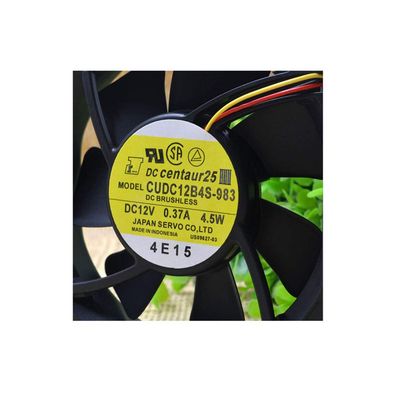 Cytom for SERVO CUDC12B4S-983 12CM 12025 12V 0.37A 4.5w Three-Wire Double Ball Fan