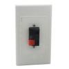 YinXiong 1 Gang Screwless Spring Clip Style 1.0 Speaker Wall Plate view 2