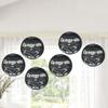 Fun Express Congrats Grad Black Paper Lanterns - 12" Hanging Graduation Party Decor - 6 Pieces - Festive Lanterns for Celebrations view 3
