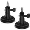 Latest Version Adjustable Indoor/Outdoor Wall Mount for Arlo Essential/XL Gen 2/Pro/2/3/4/Arlo Pro 5s/Ultra/,eufyCam 2C/2C Pro, 2/2 Pro, 3C/S300, 3/S330,Wyze Cam Pan/V3 Camera (2Pack, Black) view 1