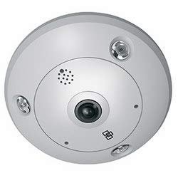 INTERLOGIX TVF-3103 TruVision 360 Dome, 3 MPx, DWDR, 1.27 mm Fisheye Lens, True D/N,10 m IR, 2-Way Audio (Built-in Mic and Speaker), SD/SHDC Slot, PoE